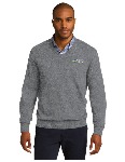 Grey V Neck Sweater  Thumbnail